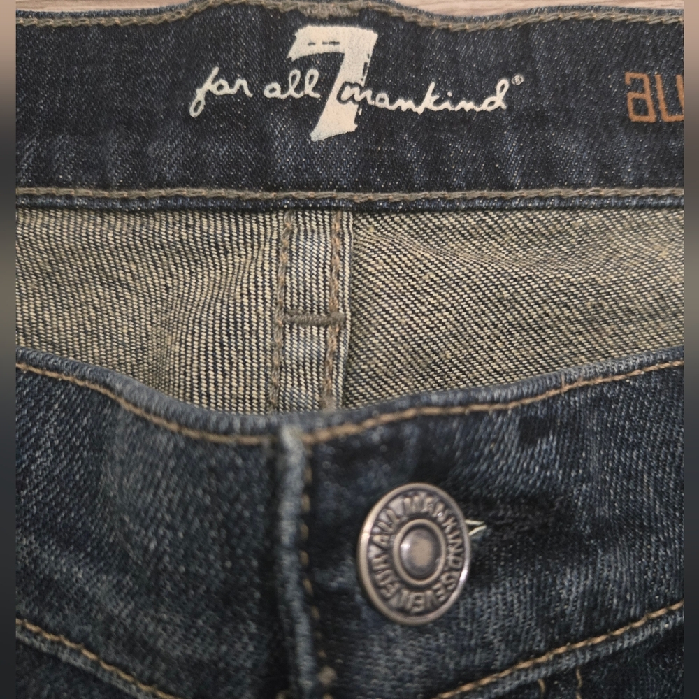 7 For All Mankind Men's Straight Jeans - Picture 3 of 5